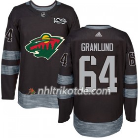 Minnesota Wild Trikot Mikael Granlund 64 1917-2017 100th Anniversary Adidas Schwarz Authentic - Herren